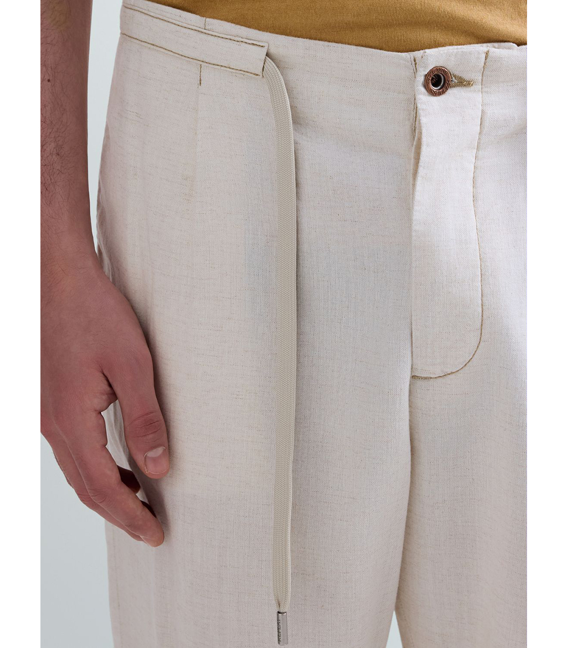 テーパードフィットデニムパンツ（セットアップ） 詳細画像 アイボリー 5